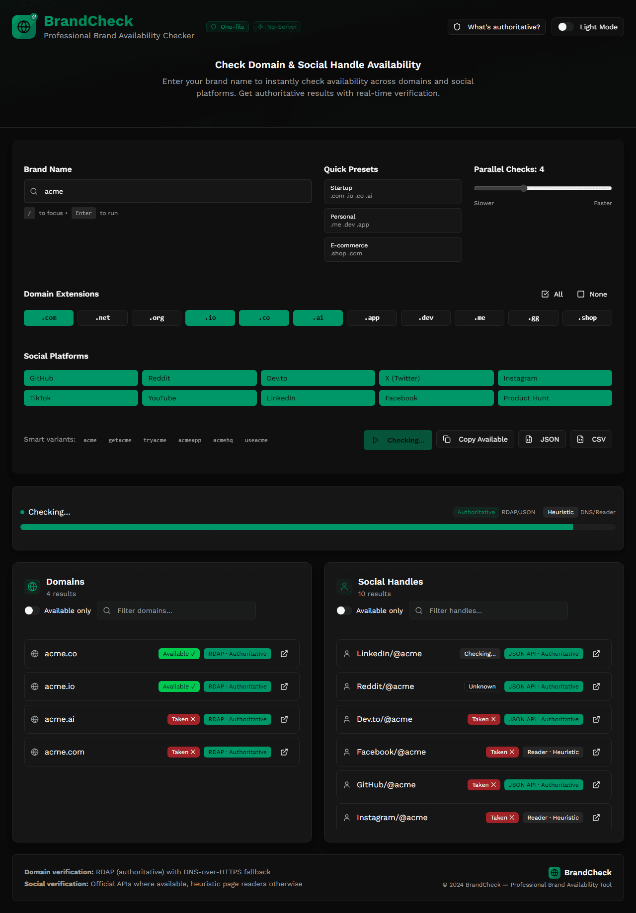 Project screenshot